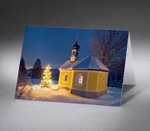 Kapelle in der Dämmerung