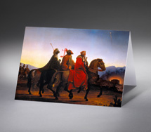 Die heiligen drei Könige bei ihrem Ritt nach Bethlehem. 1825.